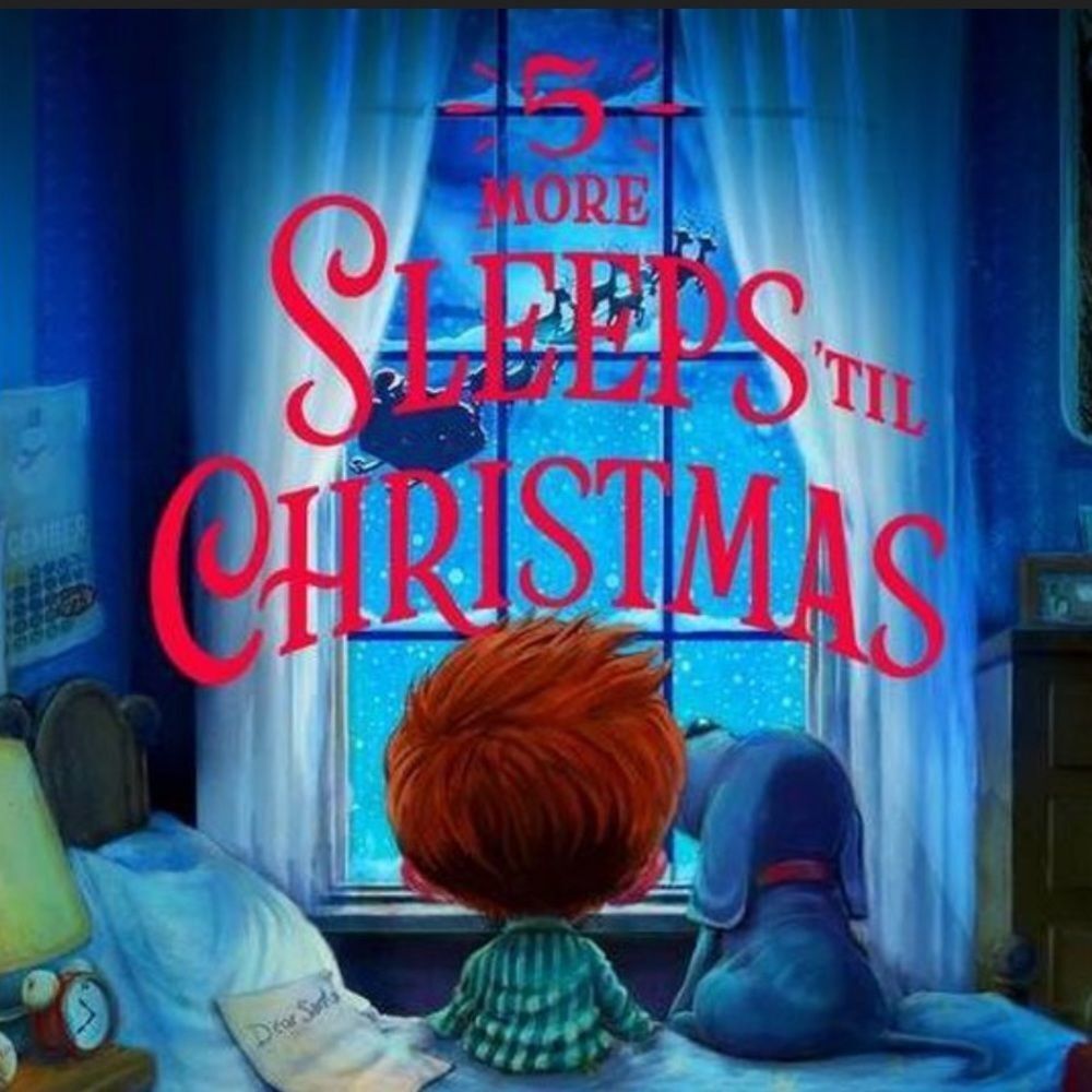 5 More Sleeps Till Christmas by Jimmy Fallon (Hardcover) NEW Collectable book
